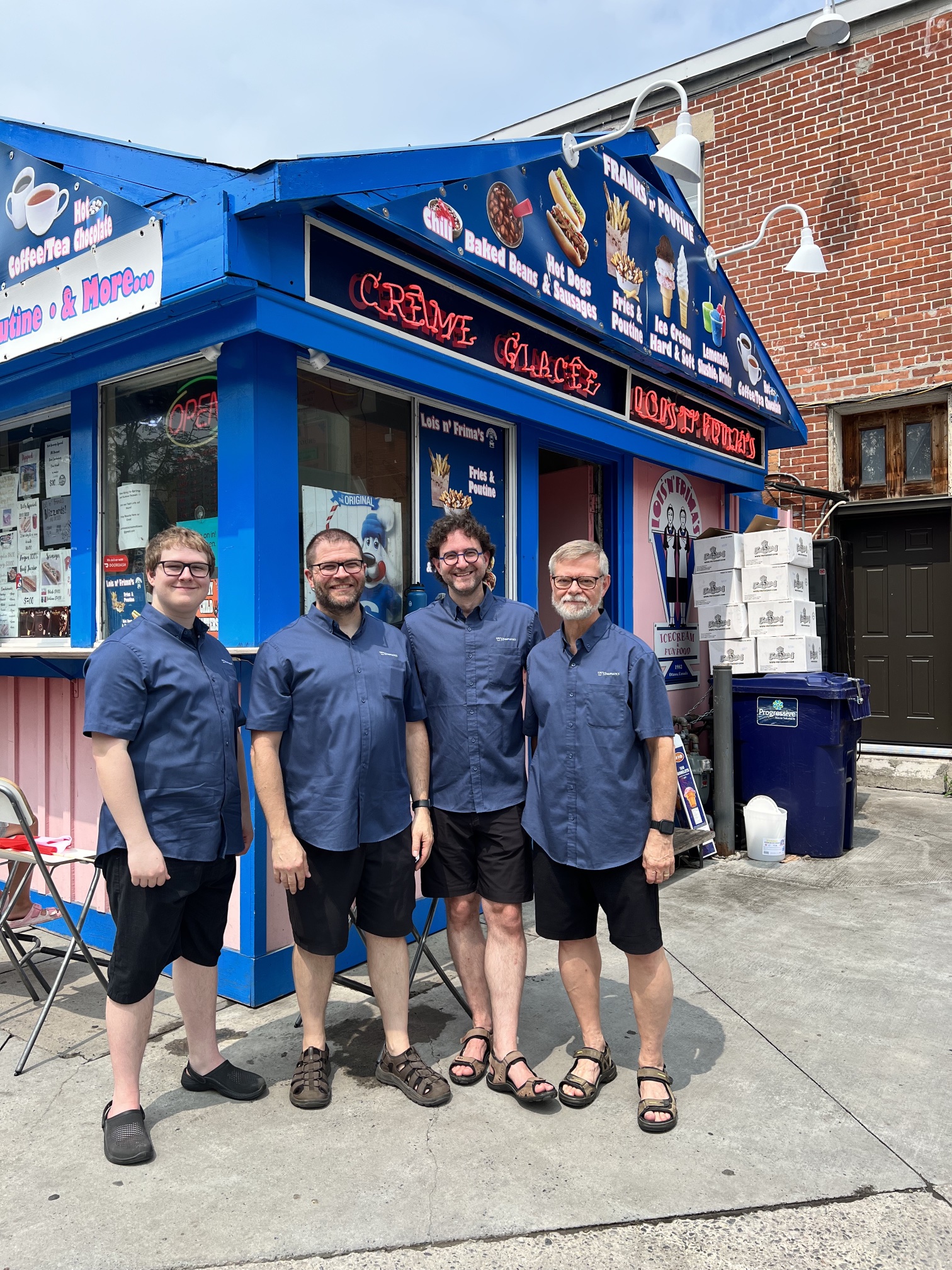 Canada Day at Lois 'n' Frima's Ice Cream, July 2023